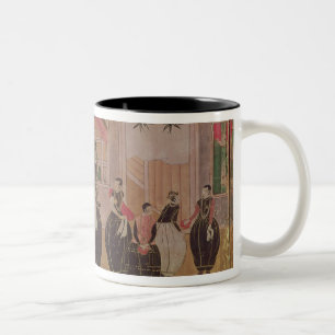 Caneca De Café Em Dois Tons St Francis Xavier e seu séquito
