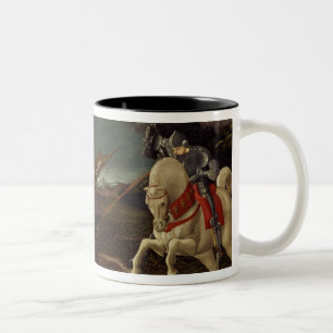 Caneca De Café Em Dois Tons St George e o dragão, c.1470