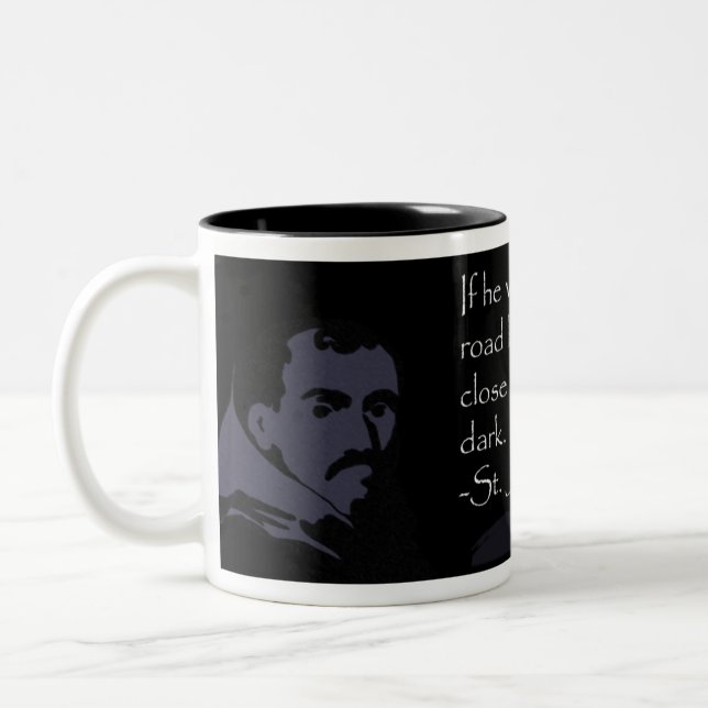 Caneca De Café Em Dois Tons St John da cruz (Esquerda)