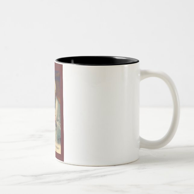 Caneca De Café Em Dois Tons St John Vianney (Direita)