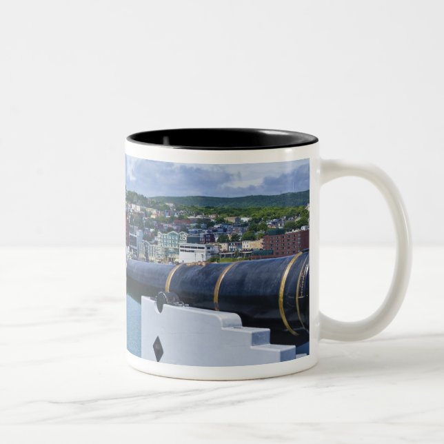 Caneca De Café Em Dois Tons St. John's, Terra Nova e Labrador, Canadá, a orla  (Direita)