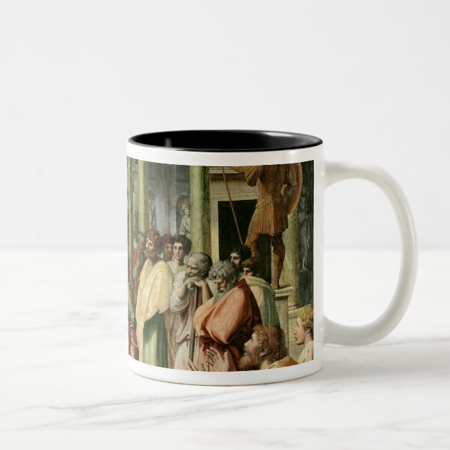 Caneca De Café Em Dois Tons St Paul que Preaching em Atenas (desenhos animados (Direita)