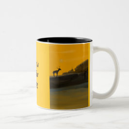 Caneca De Café Em Dois Tons Stag, Splendor Personalizado Mug