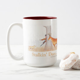 Caneca De Café Em Dois Tons Stalkin' Deer