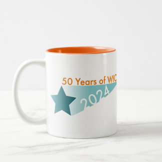 Caneca De Café Em Dois Tons Star Orange Mug