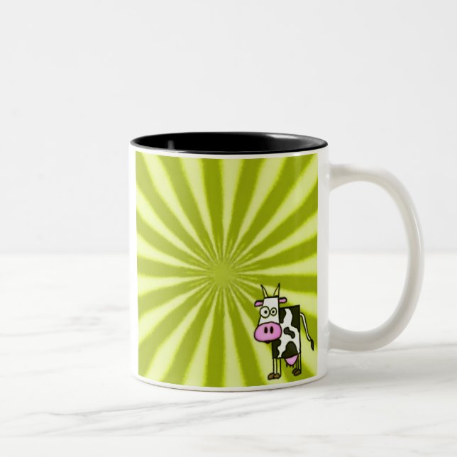 Caneca De Café Em Dois Tons Starburst Cow Mug (Direita)