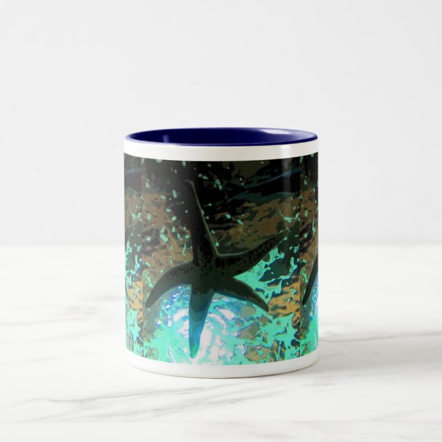 Caneca De Café Em Dois Tons Starfish CB (Centro)