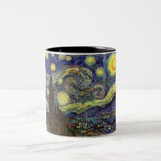 Caneca De Café Em Dois Tons Starry Night