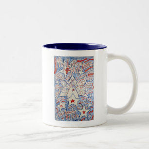 Caneca De Café Em Dois Tons Stars & Stripes Angel