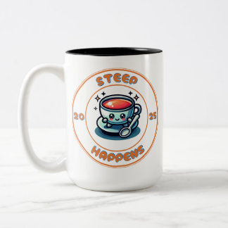 Caneca De Café Em Dois Tons Steep Acontece Mug