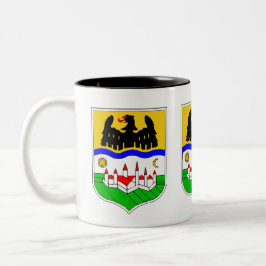 Caneca De Café Em Dois Tons Stema șvabilor bănățeni