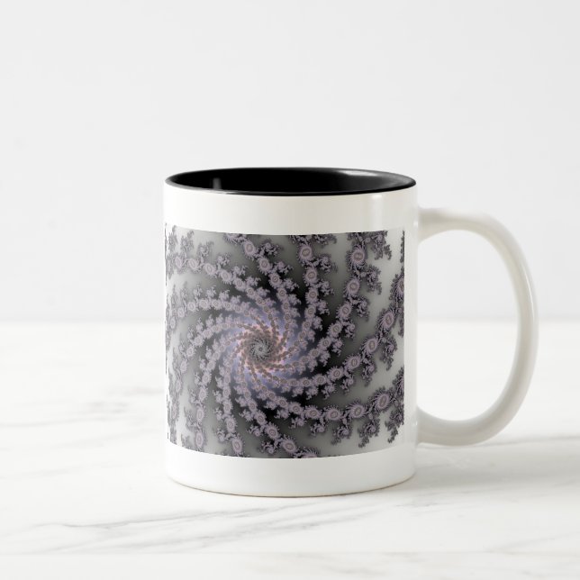 Caneca De Café Em Dois Tons Stephani Fractal (Direita)