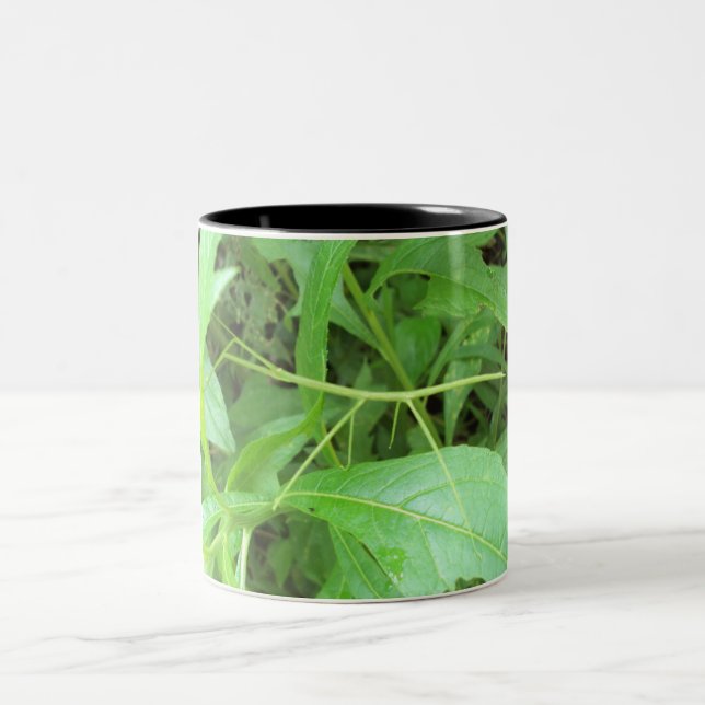 Caneca De Café Em Dois Tons Stick Andando (Centro)