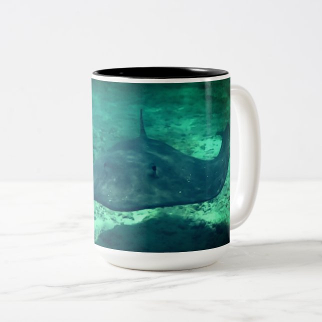Caneca De Café Em Dois Tons Stingray (Frente Esquerda)