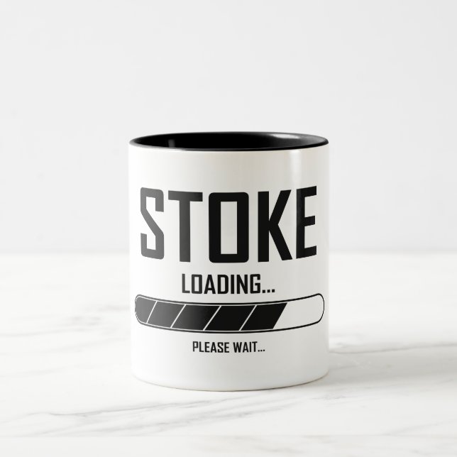 Caneca De Café Em Dois Tons Stoke Loading (Centro)