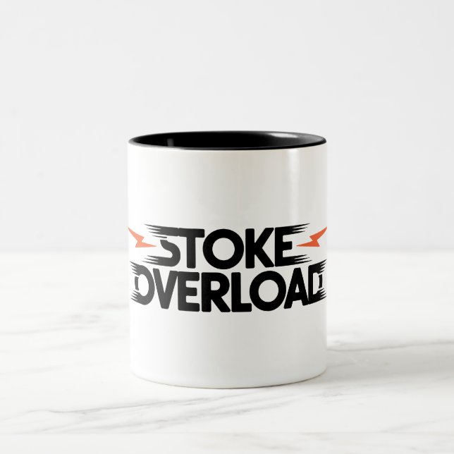 Caneca De Café Em Dois Tons Stoke Overload Lightning (Centro)