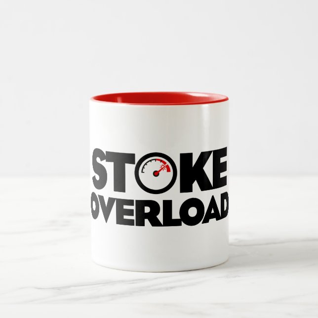 Caneca De Café Em Dois Tons Stoke Overload Meter (Centro)