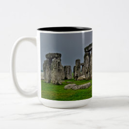 Caneca De Café Em Dois Tons Stonehenge Antigo Local Histórico do Poder