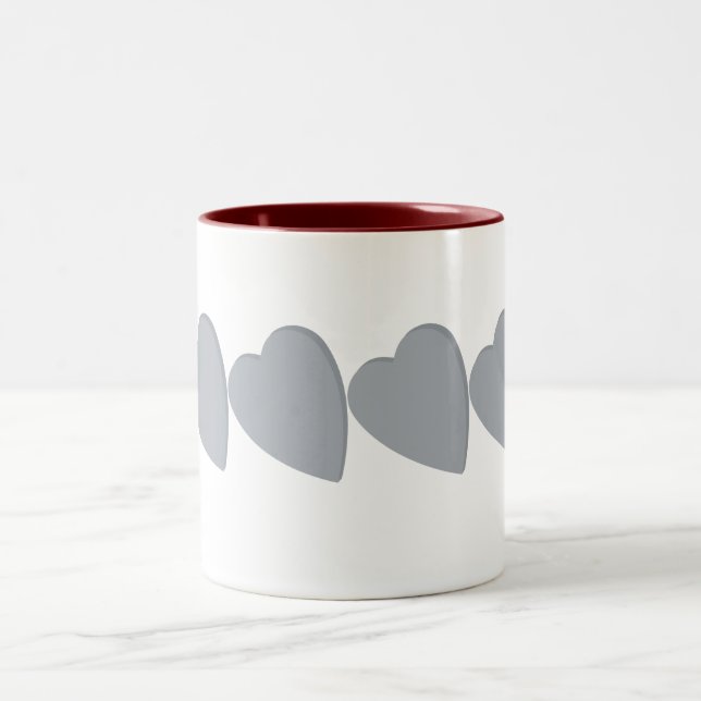 Caneca De Café Em Dois Tons Stoney Hearts (Centro)