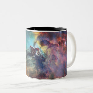 Caneca De Café Em Dois Tons Stormy Seas of Lagoon Nebula em Sagitário