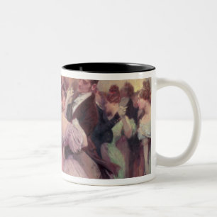 Caneca De Café Em Dois Tons Strauss e Lanner - a bola, 1906
