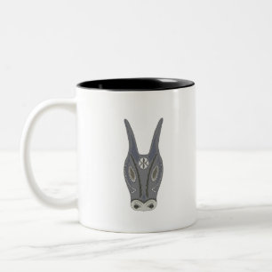 Caneca De Café Em Dois Tons Su Boe Sardenha Itália