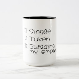 Caneca De Café Em Dois Tons Sua caneca de dois tons de 15 oz personalizada
