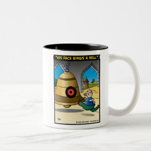 Caneca De Café Em Dois Tons "Sua cara soa uma Bell "