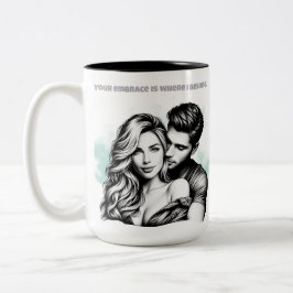 Caneca De Café Em Dois Tons Sua Embrace
