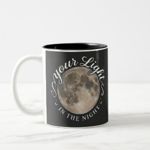 Caneca De Café Em Dois Tons Sua Luz Na Noite