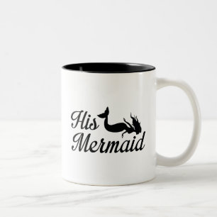 Caneca De Café Em Dois Tons Sua Sereia