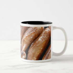 Caneca De Café Em Dois Tons Suasages on Barbeque