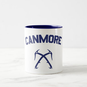 Caneca De Café Em Dois Tons Subindo Gelo Canmore