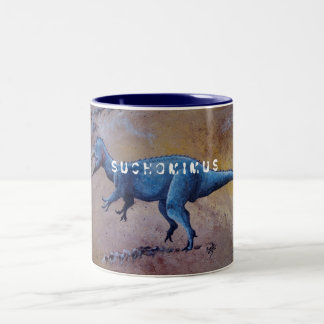 Caneca De Café Em Dois Tons Suchomimus, S U C H O M MIM M U S