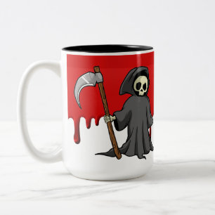 Caneca De Café Em Dois Tons Suco Anti-Assassinato Humor