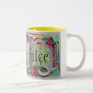 Caneca De Café Em Dois Tons suco criativo