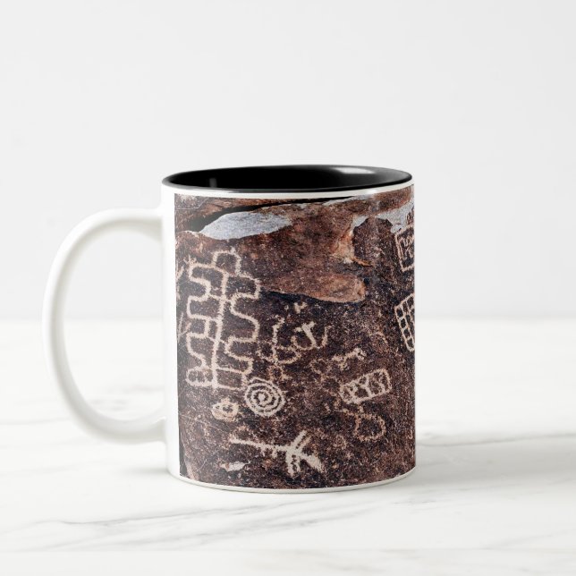 CANECA DE CAFÉ EM DOIS TONS SUDOESTE DO AMERICANO DO DESERTO DE NEVADA DOS (Esquerda)