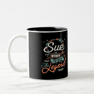 Caneca De Café Em Dois Tons Sue As Mulheres O Mito A Lenda