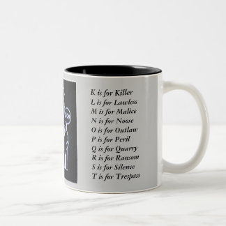 Caneca De Café Em Dois Tons Sue_Grafton_Black,