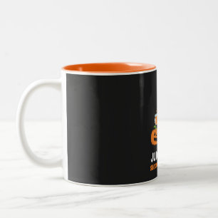 Caneca De Café Em Dois Tons "Sumo Antes de Boos" Halloween Ghost Mug