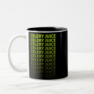 Caneca De Café Em Dois Tons Sumo Verde Aipo Vegan
