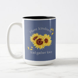 Caneca De Café Em Dois Tons Sunflower Kindness Mug