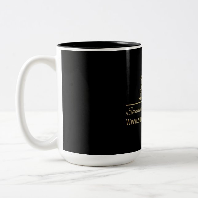 Caneca De Café Em Dois Tons Sunnahseguidores - Tall Mug (Esquerda)