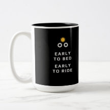 Sunrise Coffee Mug para o ciclista