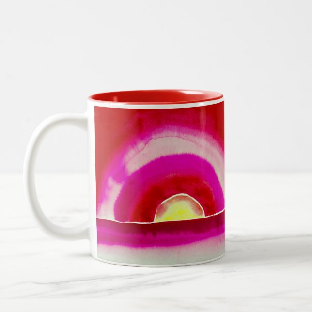 Caneca De Café Em Dois Tons Sunrise, Georgia O'Keeffe, (Esquerda)