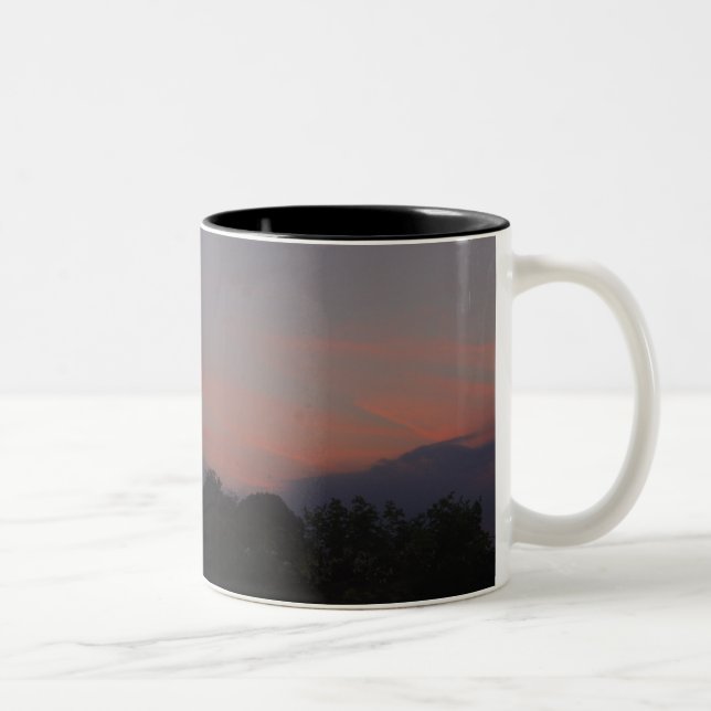 Caneca De Café Em Dois Tons Sunset Laranja (Direita)