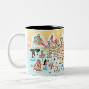 Caneca De Café Em Dois Tons Sunset SoCal