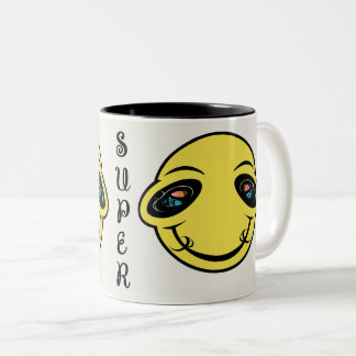 Caneca De Café Em Dois Tons Super Bonny Mug - Taça de Café Kawaii Pastel