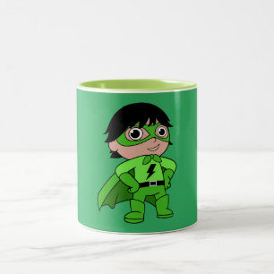 Caneca De Café Em Dois Tons Super Boy Action Hero