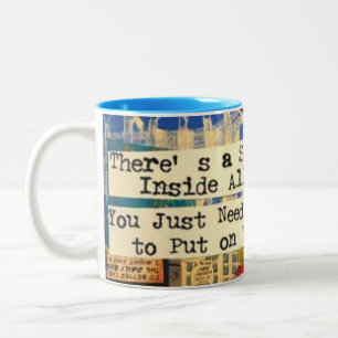 Caneca De Café Em Dois Tons Super Hero Coffee Mug